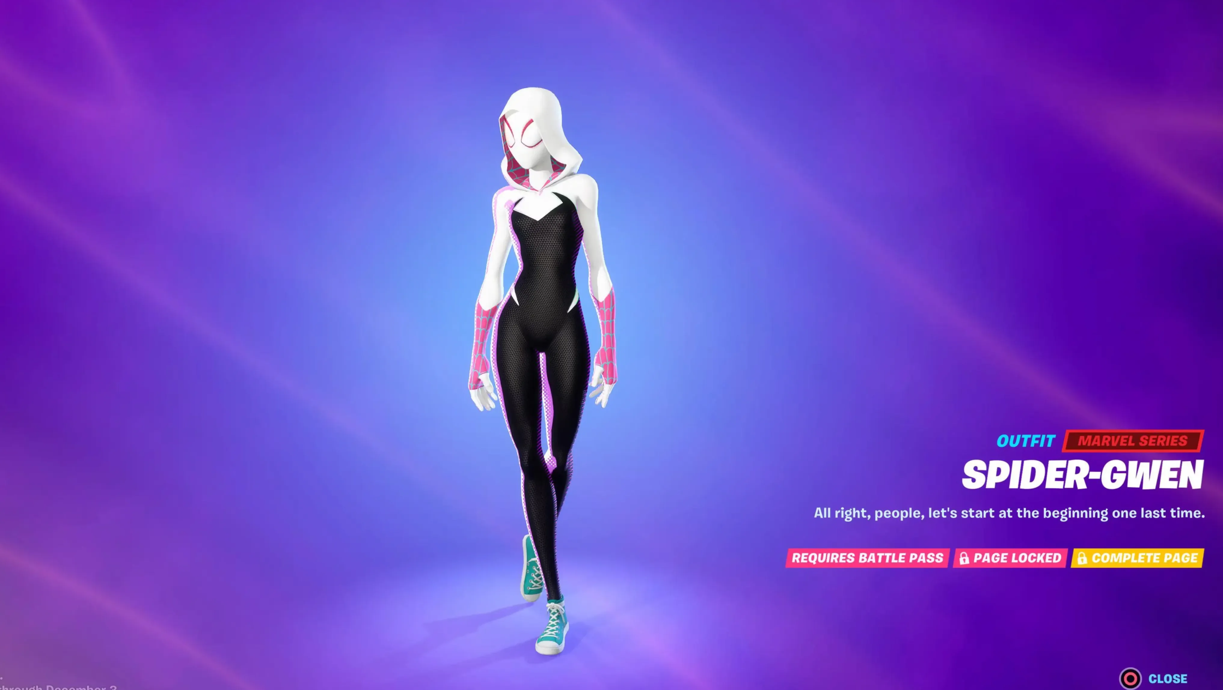 Spider-Gwen fortnite